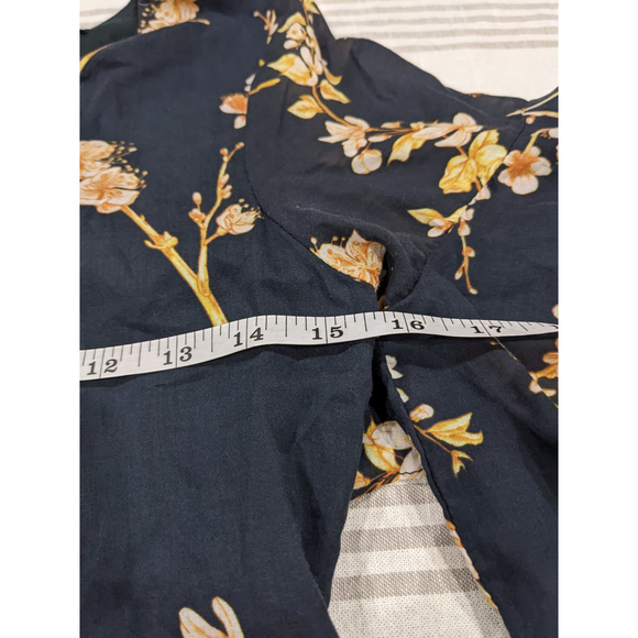 MLM Label Floral Open Back Sound Ruffle Dress Size XS - Picture 8 of 8